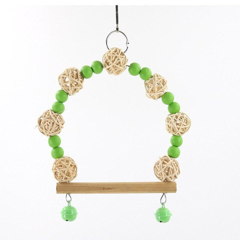 Wooden Swinging Bird Toy