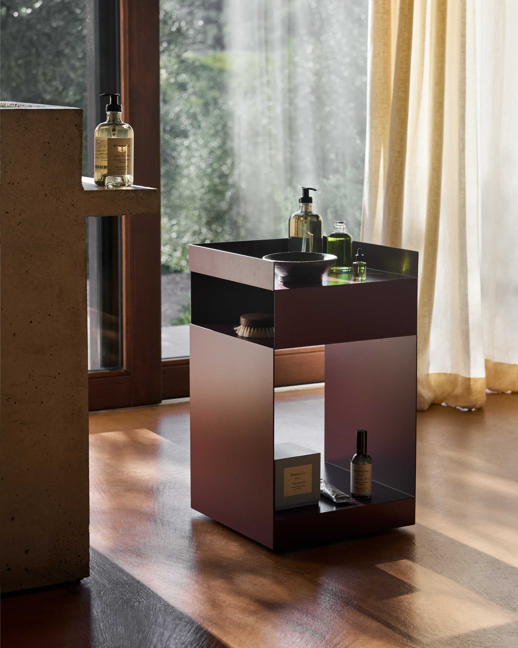 &Tradition Rotate SC73 Side Table. dark plum