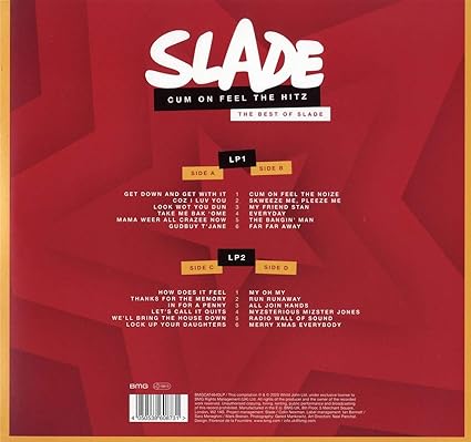 Slade-Cum On Feel the Hitz. The Best of Slade Double vinyl LP