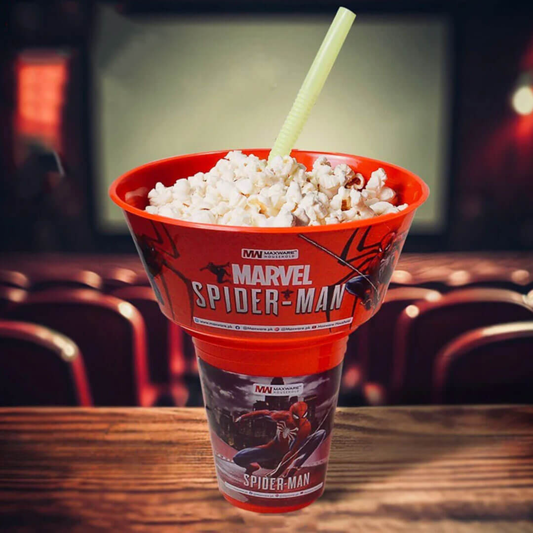 Snacks Bucket With Straw Cup