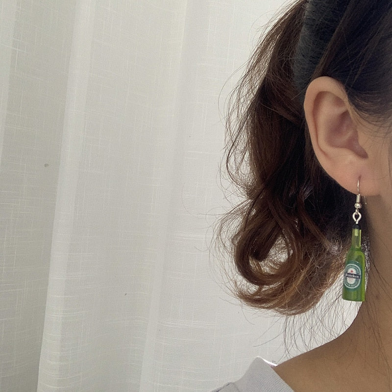Tiny Beer Earrings
