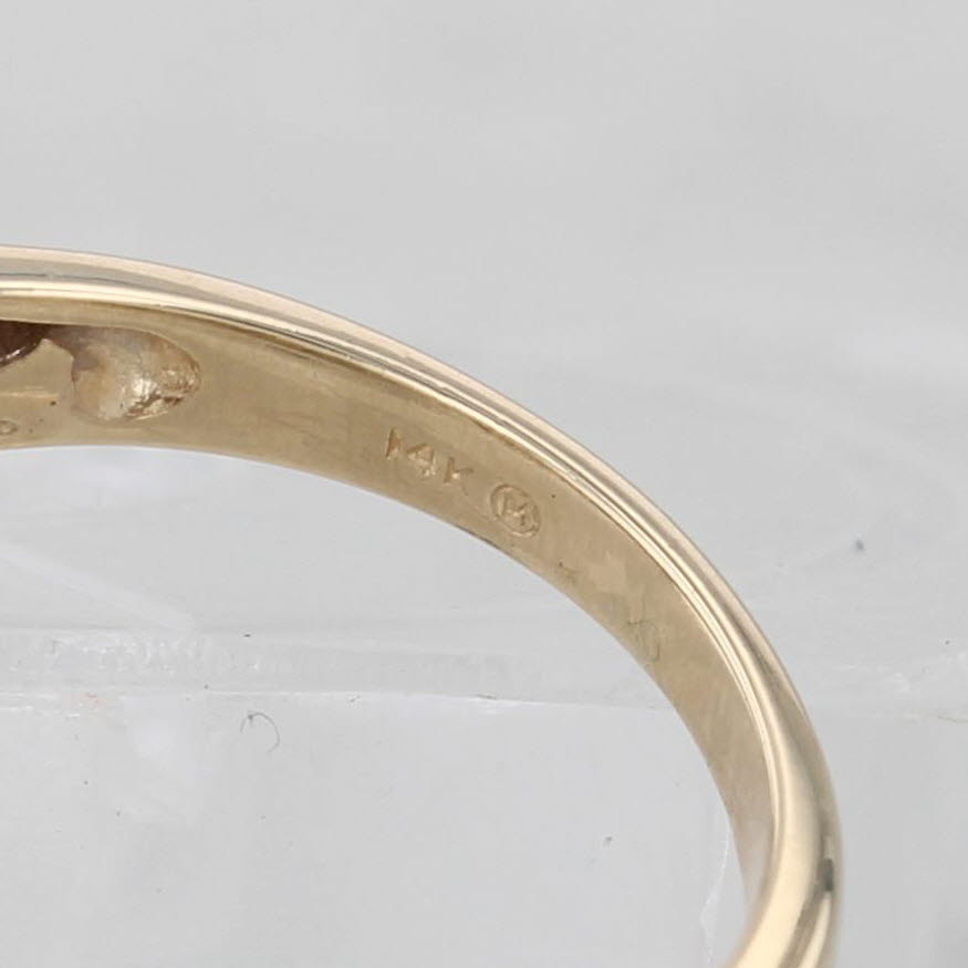 0.40ctw Diamond Tiered Rooftop Ring 14k Gold Size 7 Anniversary Bridal