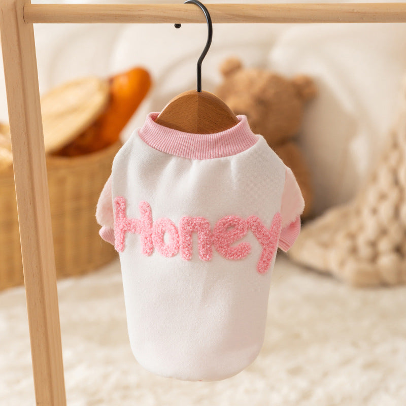 Cute Honey Printed Dog Cat Hoodie