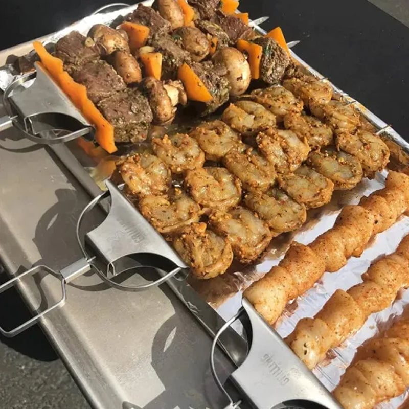 🔥LAST DAY-49% OFF🔥Three-Way Grill Skewers🥂