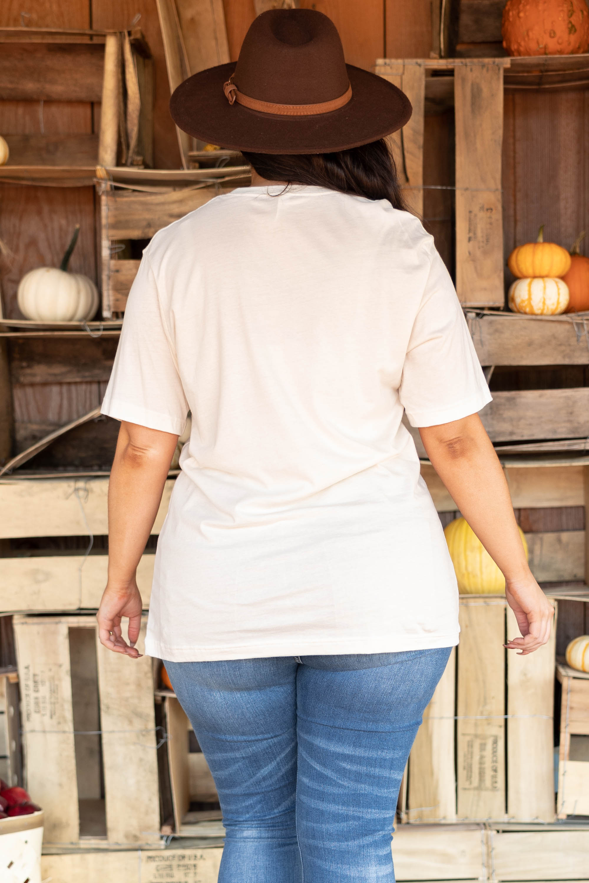 Rainbows Of Thanks Tee. Natural