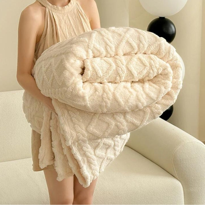 Kuschelige Fleece-Winterdecke