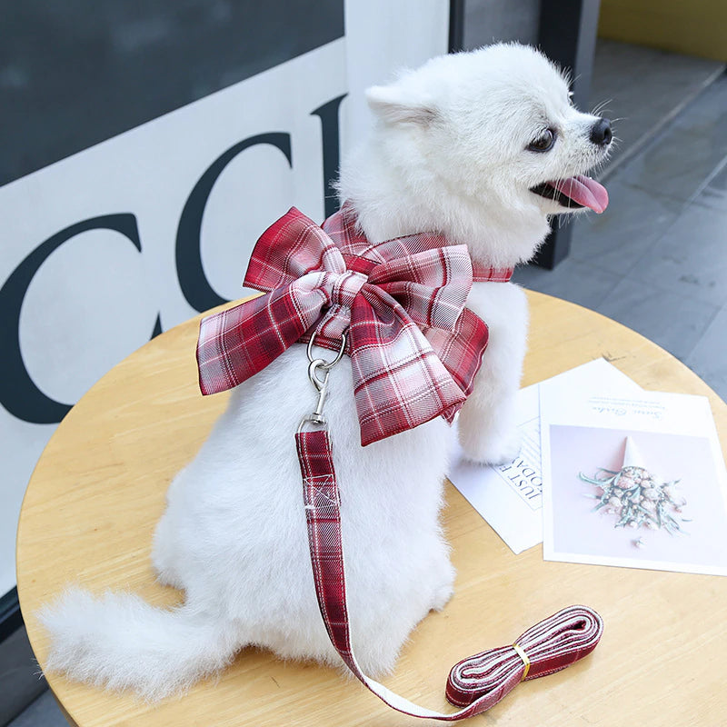 Collar Harness Cute Pet Harnesses With Breast Straps
