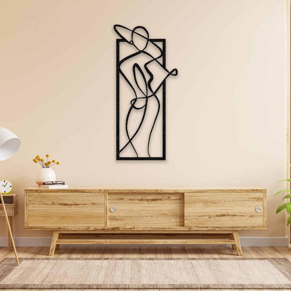 Lady With Nice Hat Metal Wall Art