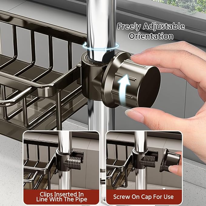 🔥Last Day 49% OFF🔥 Kitchen Sink Faucet Organizer