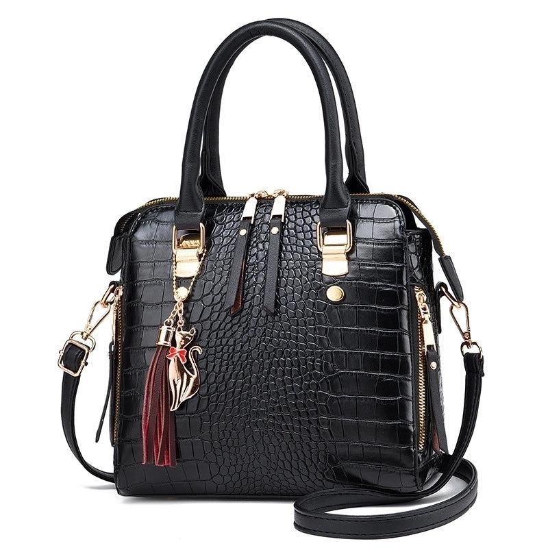 Women's Large All Seasons Pu Leather Basic Handbag