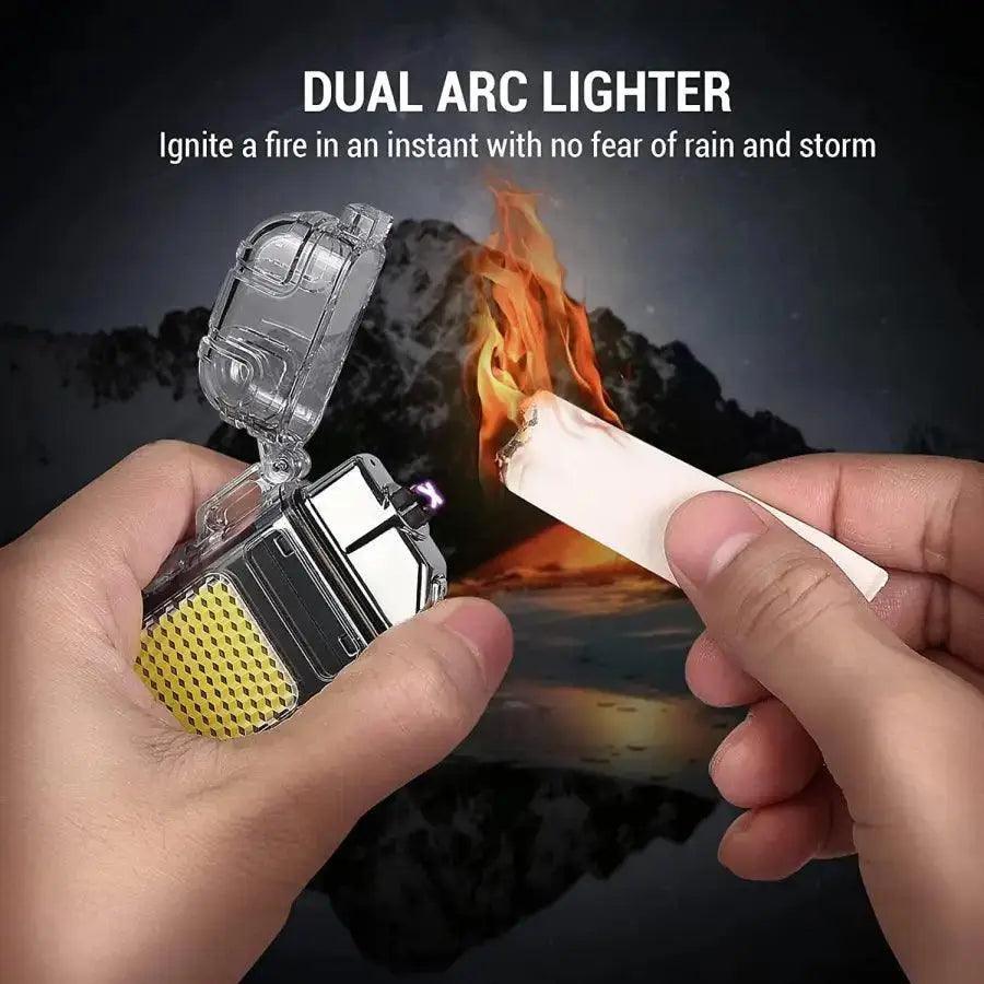 2 in 1 Mini Rechargeable Lighter