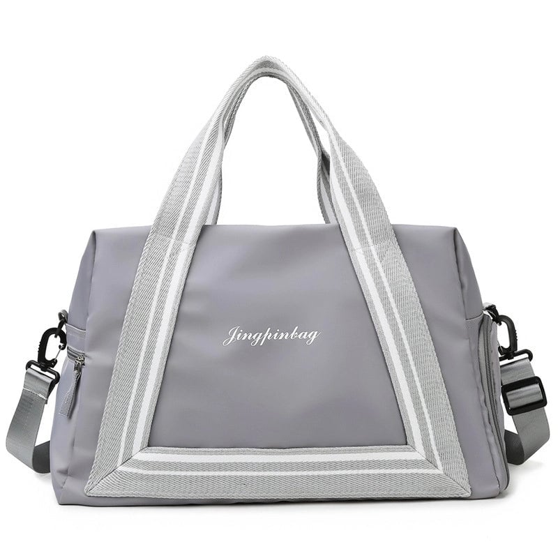 Large Capacity Wet And Dry Separation Yoga Fitness Bag Printed Logo Short Trip Luggage Bag New Travel Bag