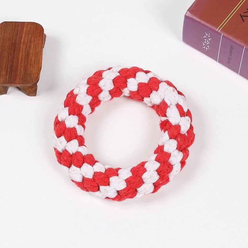Cute Woven Animal Cotton Rope Molar Cat And Dog Toys