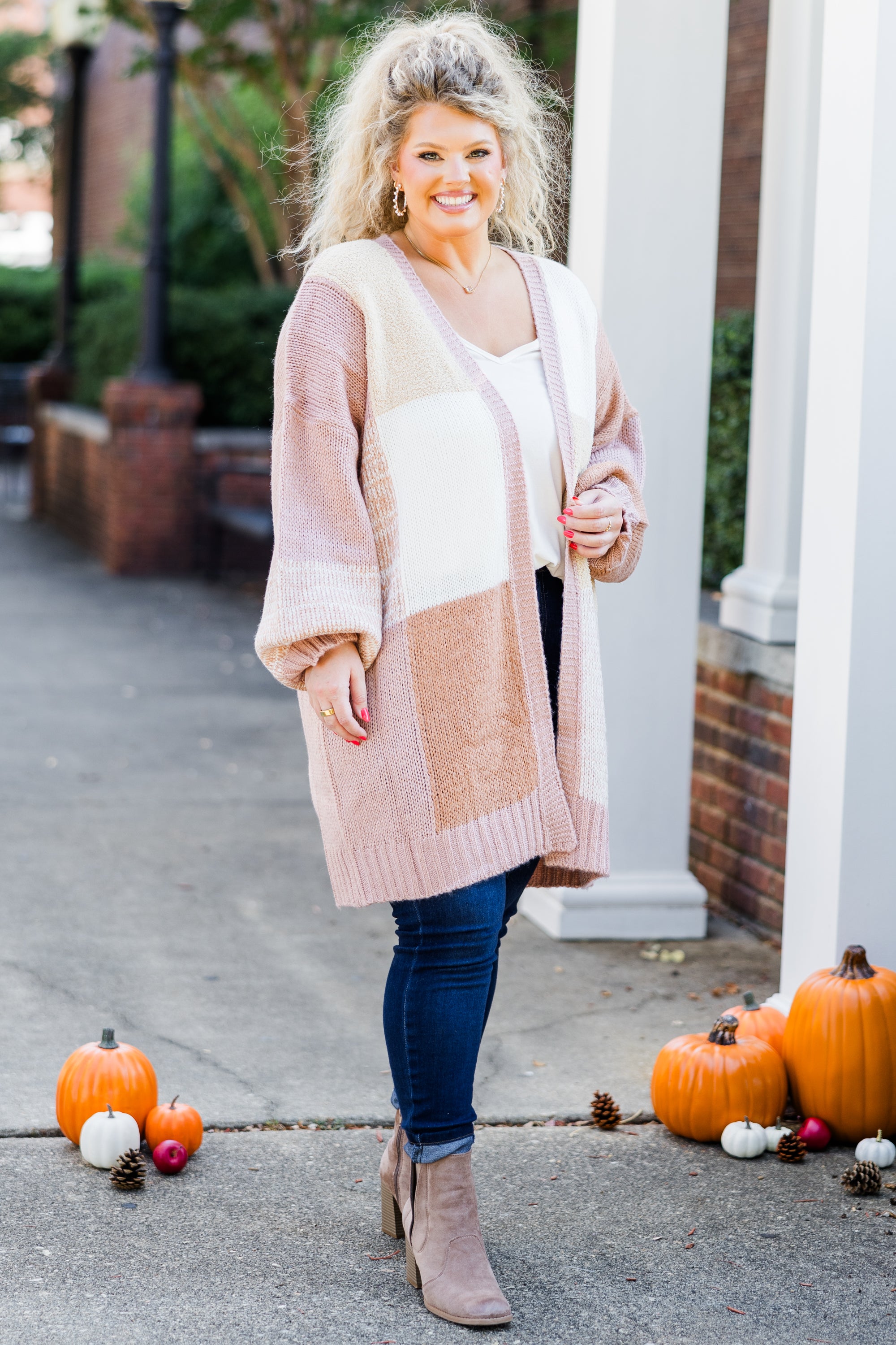 Cinnamon Spice Cardigan. Multi