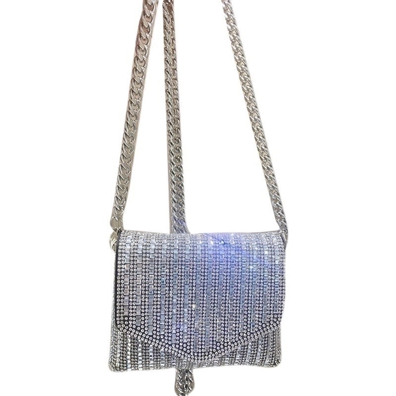 Women's Mini Autumn Rhinestone Fashion Shoulder Bag