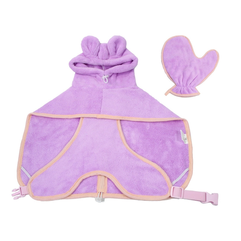 Pet It Cute Selling Cute Dog Bathrobe Small Dog Coral Fleece Warm Pet Clothes Winter New