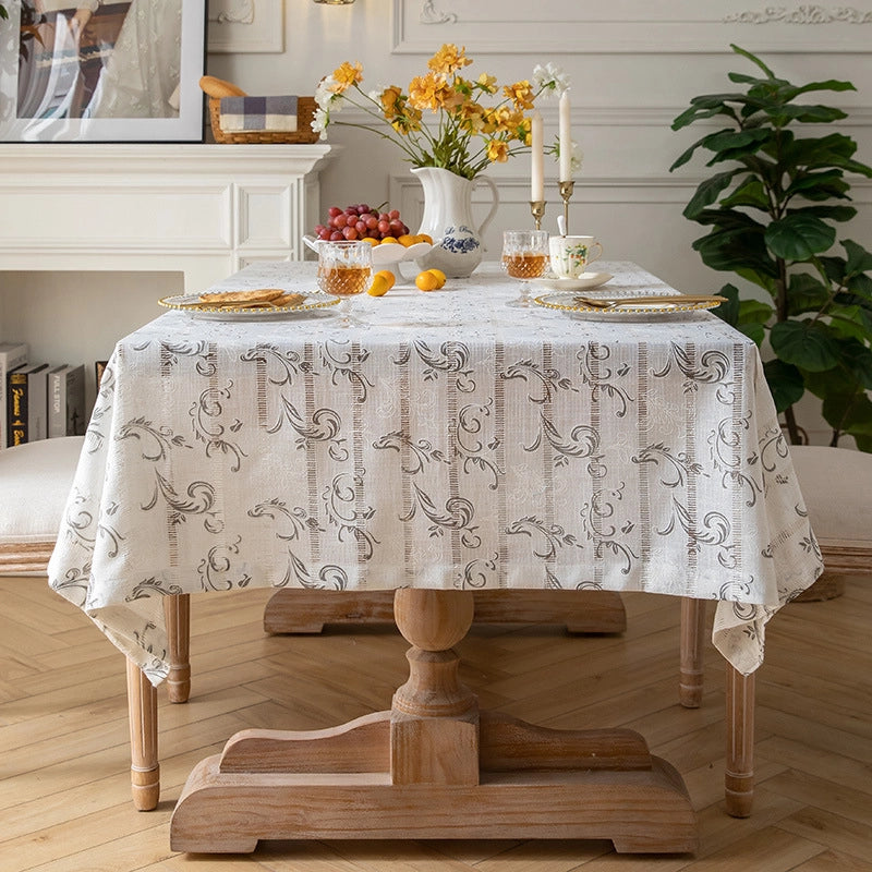 Elegant  Plant Polyester Tablecloths