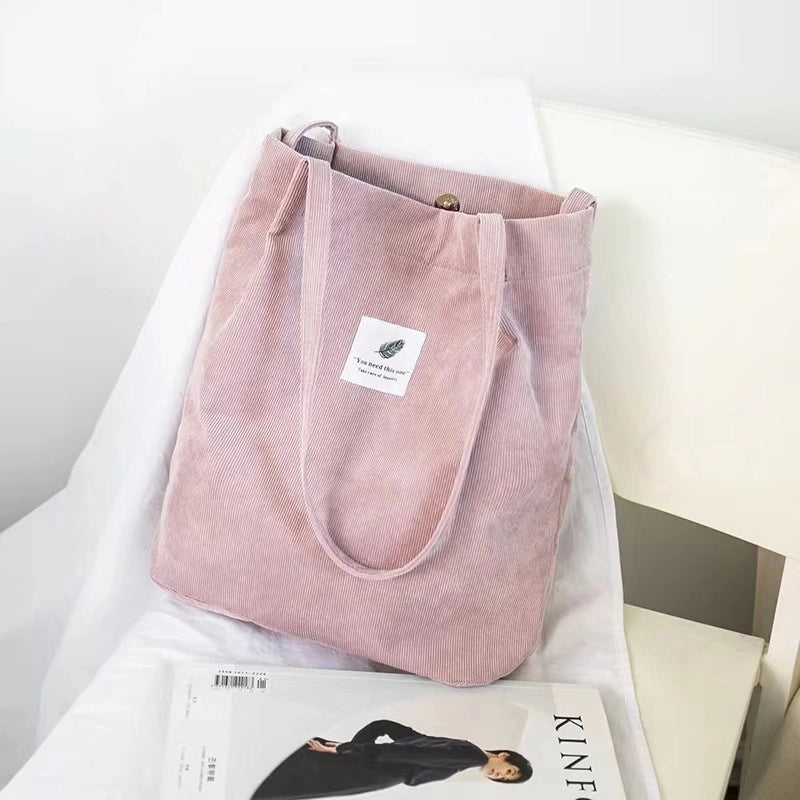 Women's Large All Seasons Polyester Preppy Style Canvas Bag