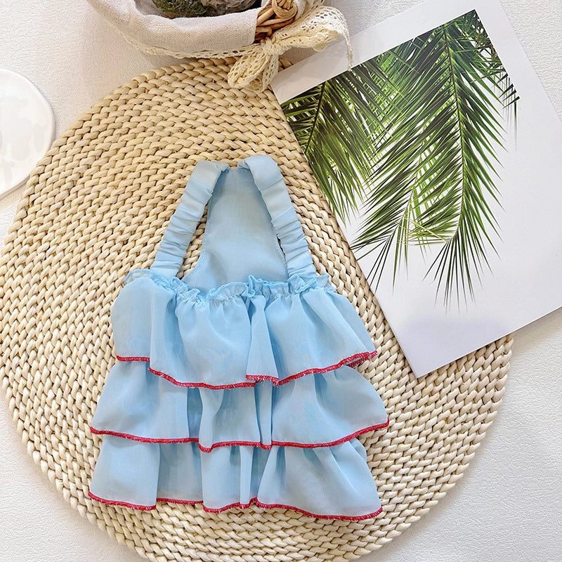 Summer Thin Pet Princess Dress Suitable For Small Puppies Cats Teddy Bichon Pomeranian Dog Summer Clothes