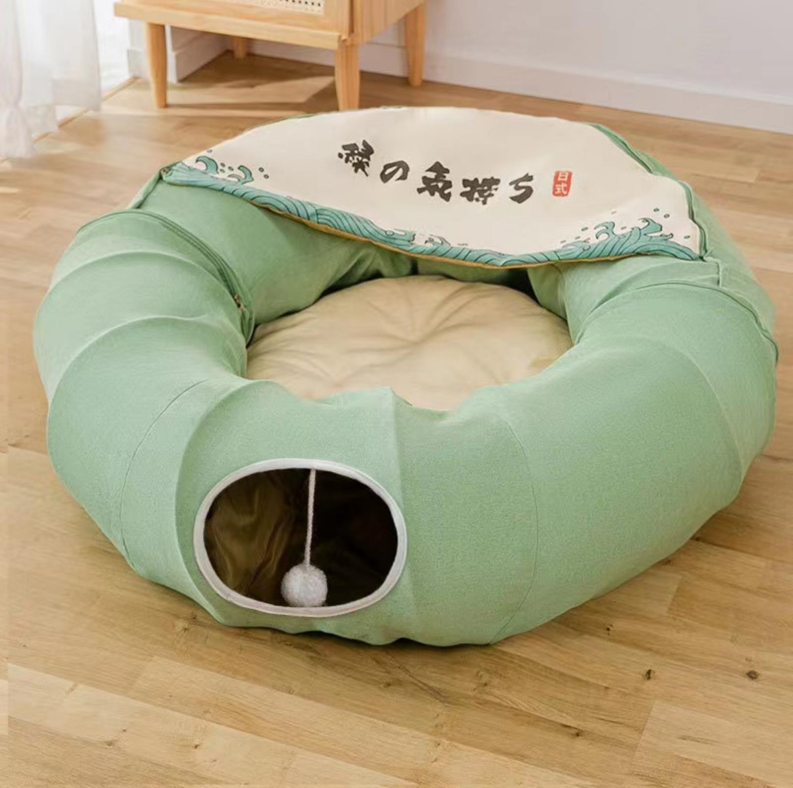 Multi-Functional Large Tunnel Cat Bed And Cat Toy