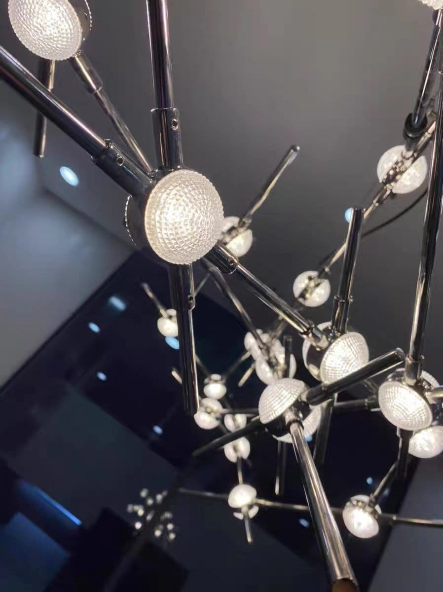 Artemis | Modern LED Nickel Chandelier