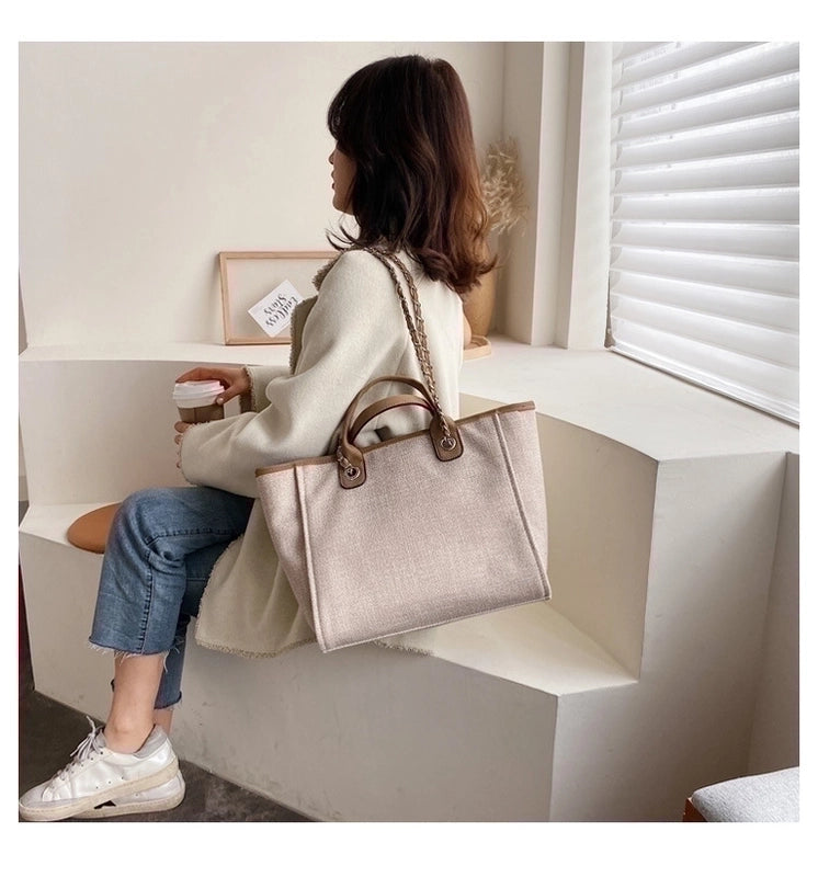 Women's Medium All Seasons Canvas Fashion Tote Bag