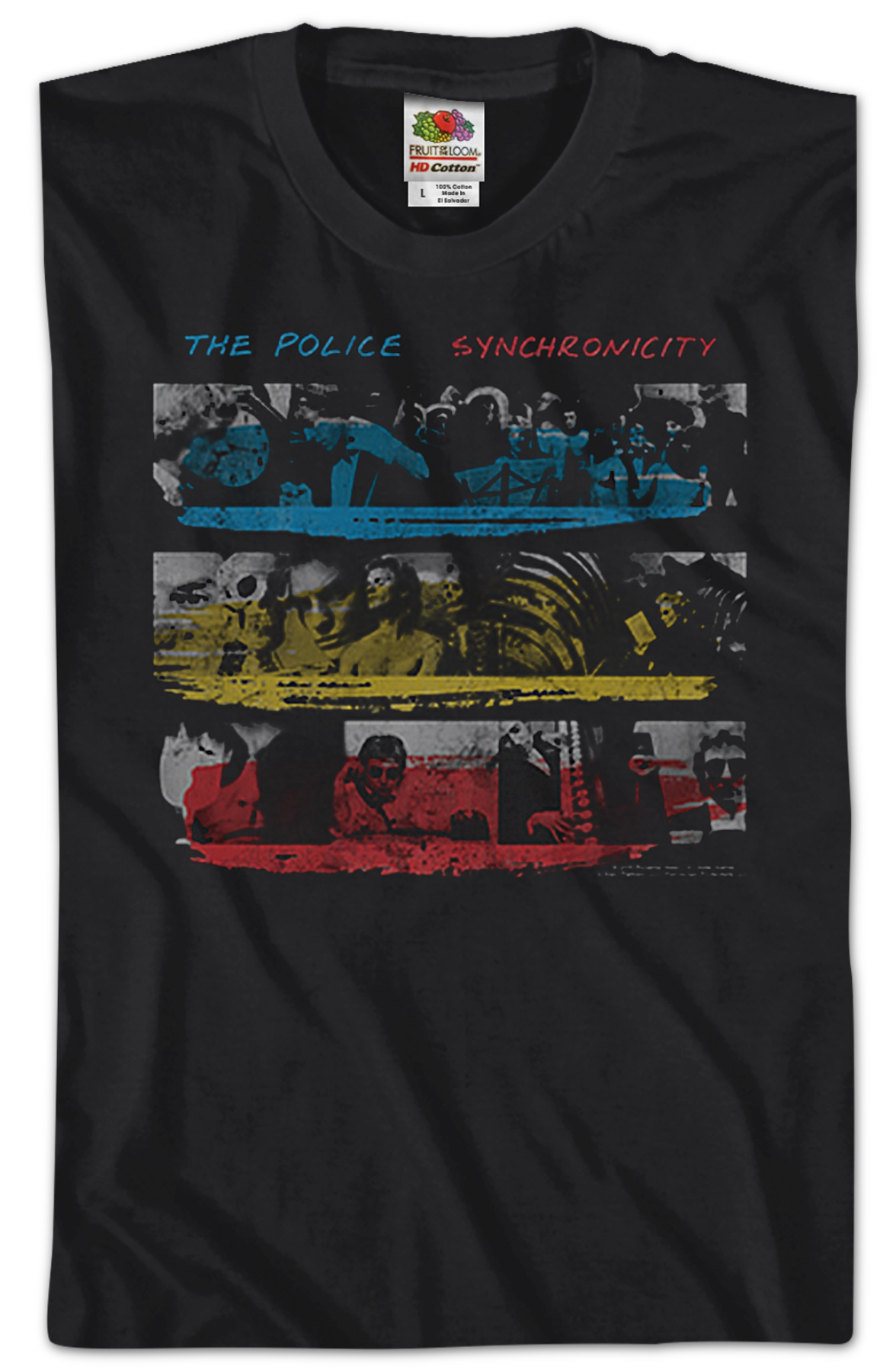 Synchronicity Album Cover The Police T-Shirt