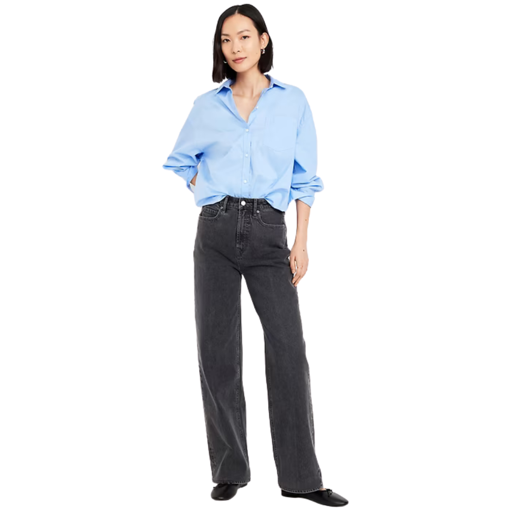 Extra High Rise Wide Leg Jeans