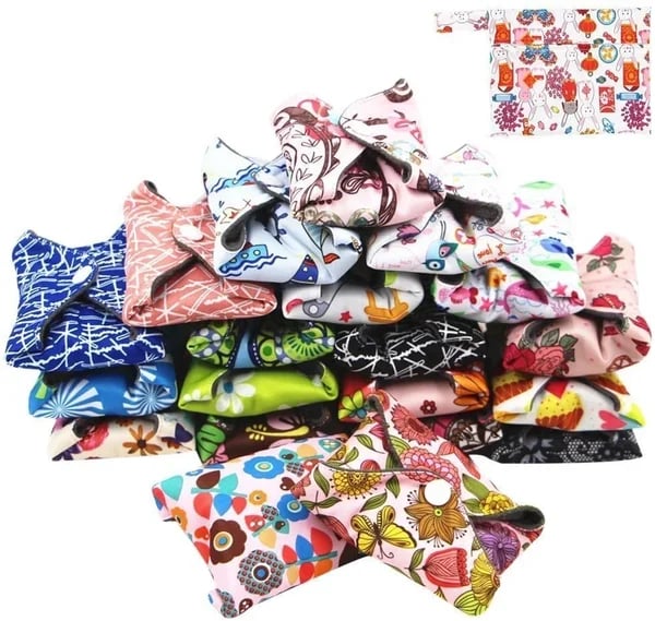 Have Health And Save Money—Reusable Pads that can be used for at least 4 years (Random Color)