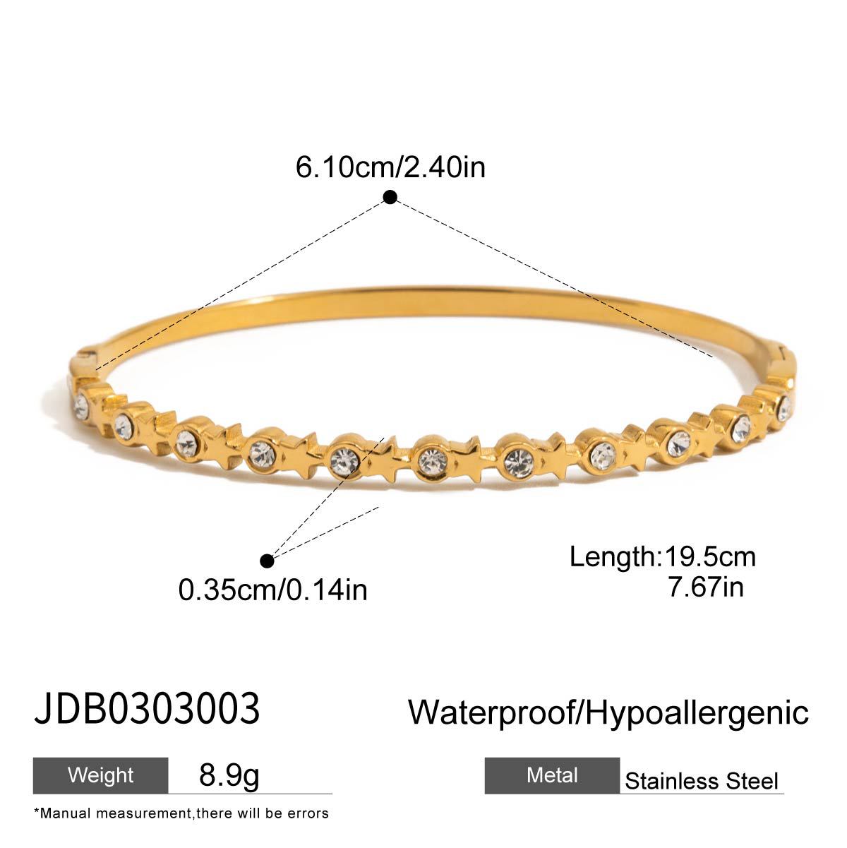 Love Stainless Steel Zircon Bracelet Jewelry Women'S Hot Sale