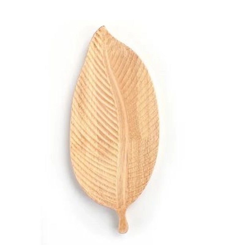 Pastoral Plant Wood Plate 1 Piece