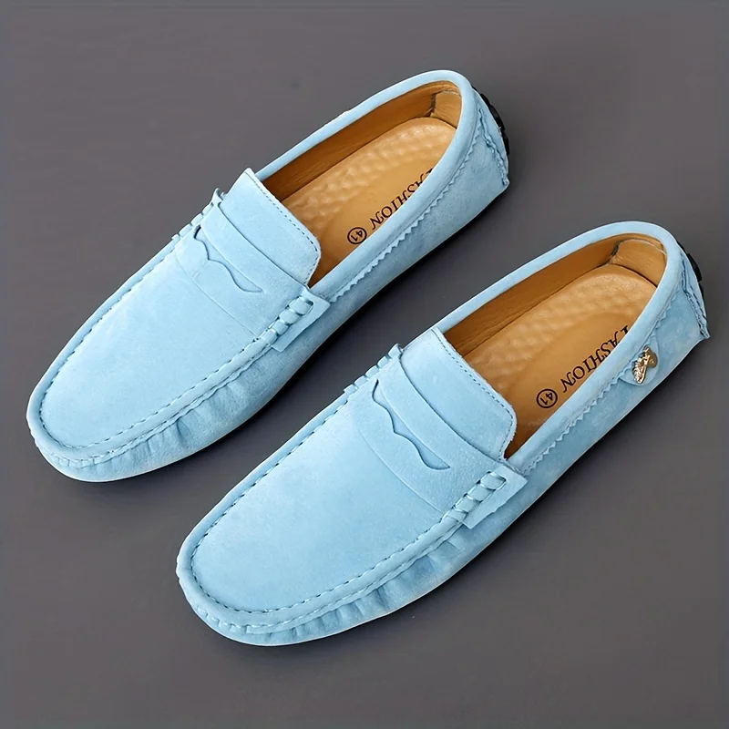 Cricsblue ugg Large Size Men's Women Loafers Soft Leather Casual Flats Driving Shoes for Men off white shoes  dress shoes men  zapato para