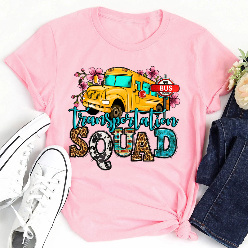 Transportation Squad Teacher T-Shirt