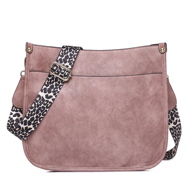 Women's Autumn&winter Pu Leather Solid Color Fashion Square Zipper Shoulder Bag Messenger Bag