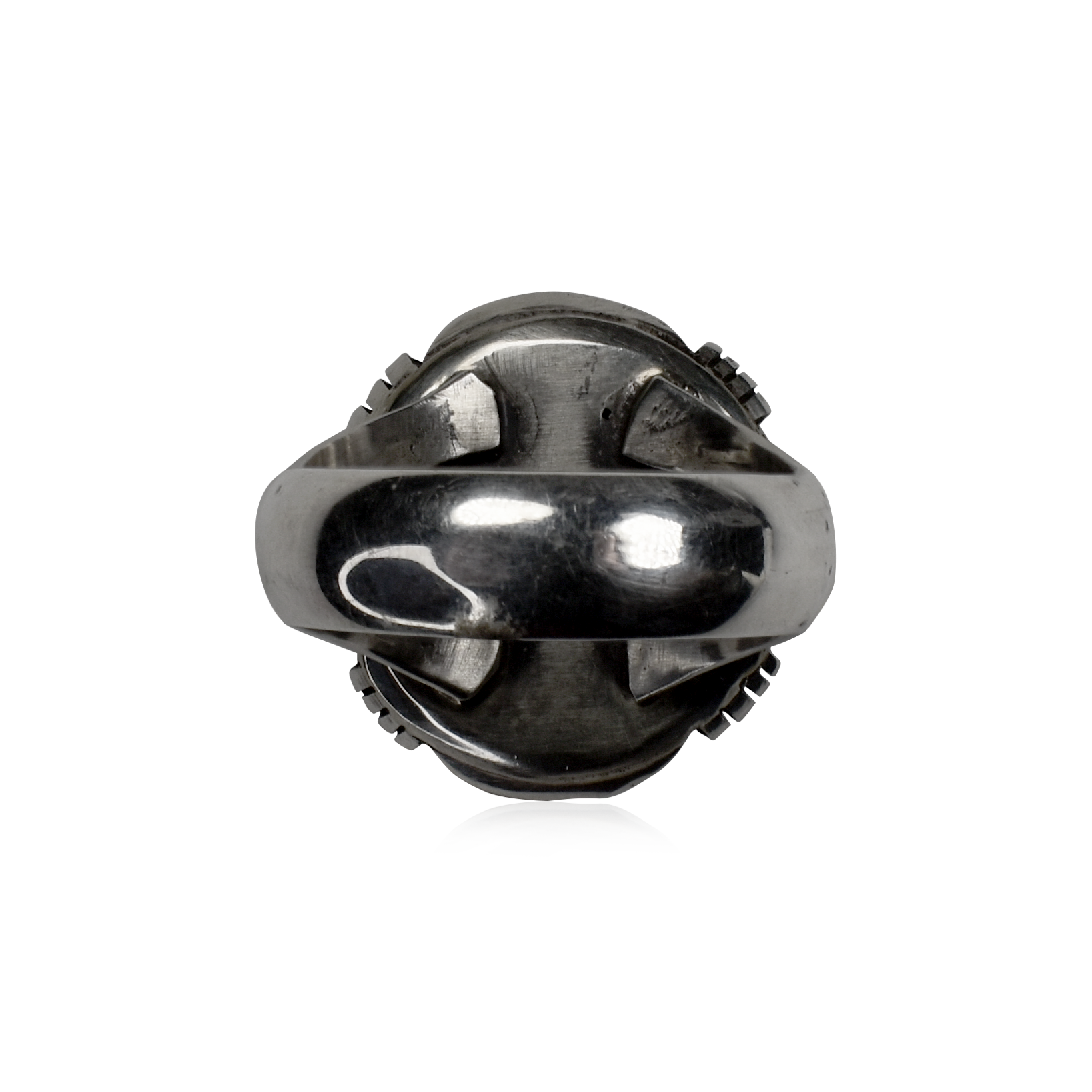 Golden Hills Turquoise Circular Ring  by Etta Endito