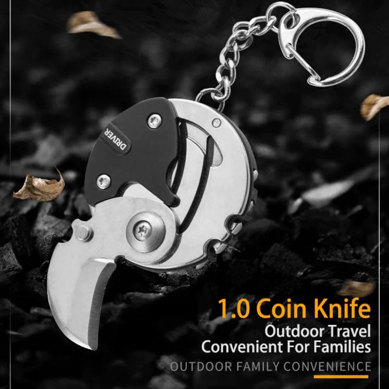 7 in 1 Multifunctional Coin Keychain Screwdriver