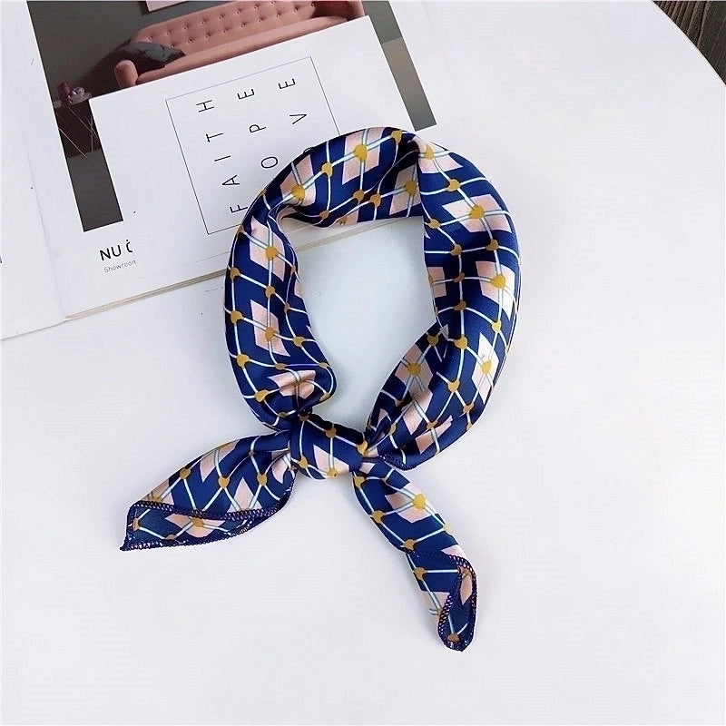New Spring And Autumn Summer Small Silk Scarf Small Square Towel Women's Professional Variety Decorative Printed Scarf Scarf