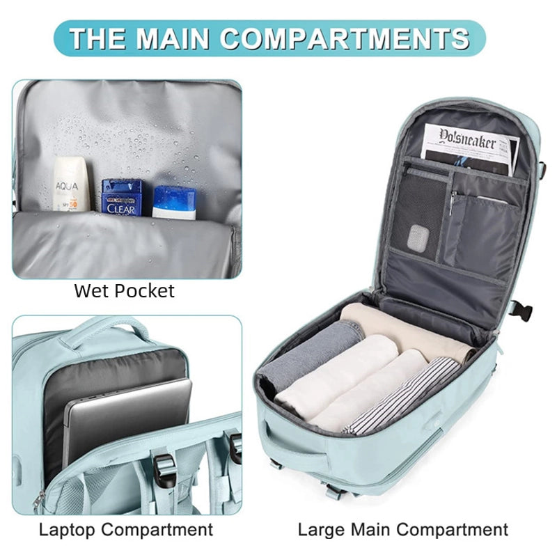 Spot Backpack Small Travel Bag Large Capacity Travel Portable Luggage Bag Student Computer Schoolbag