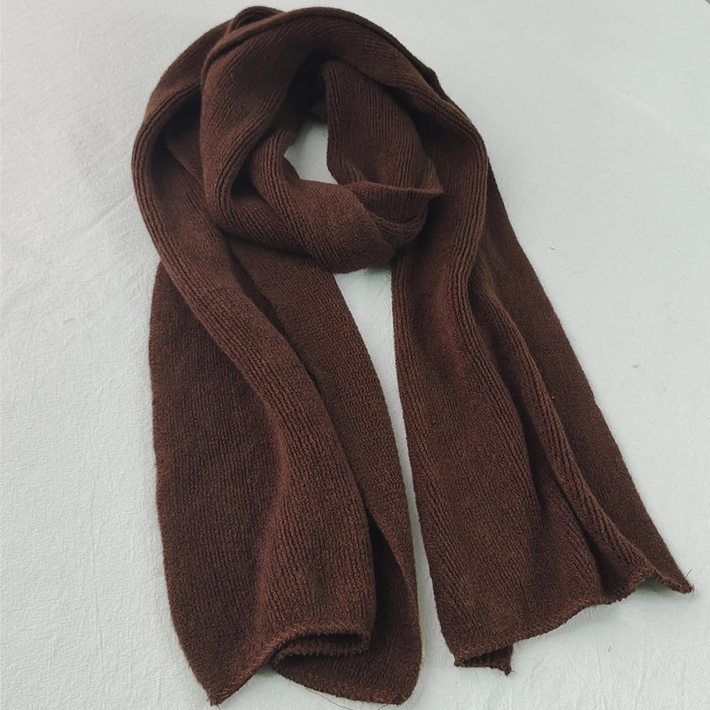 Winter Scarf Winter Men's Scarf Solid Color Cashmere Scarf Women's Shawl