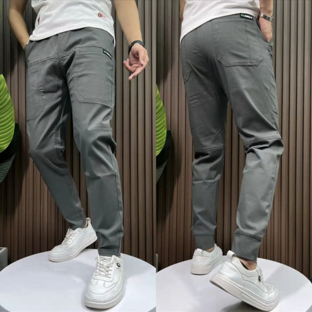 Men High Stretch Multi Pocket Cargo Pants