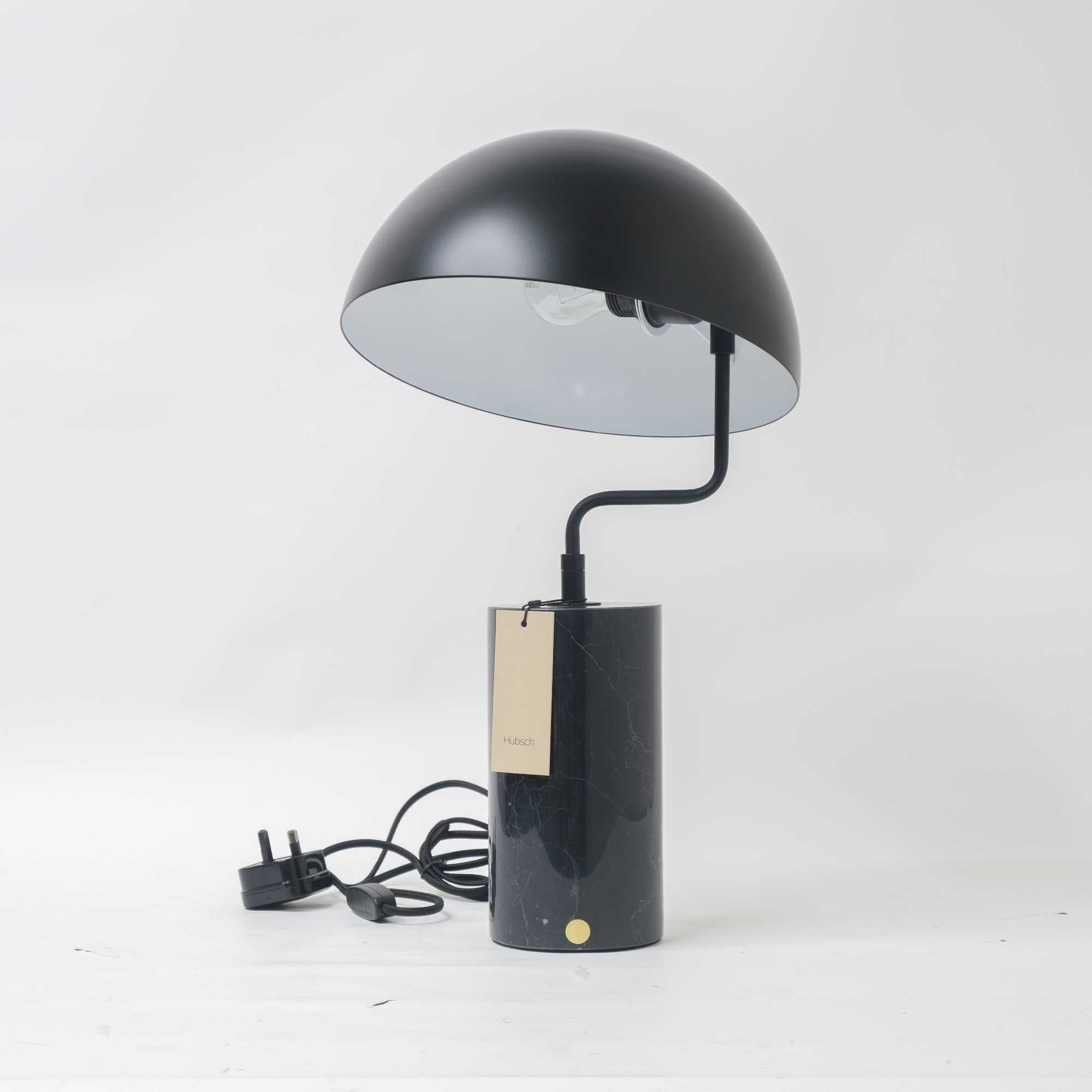 refurbished | Hu?bsch Poise table lamp black
