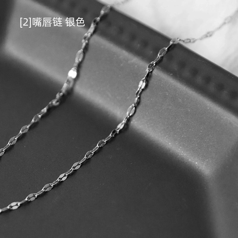 Fashion Geometric 304 Stainless Steel 18K Gold Plated Chain Stainless Steel Necklaces