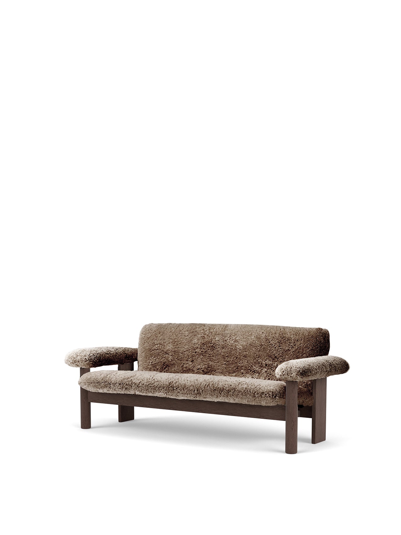 Brasilia Sofa. Sheepskin