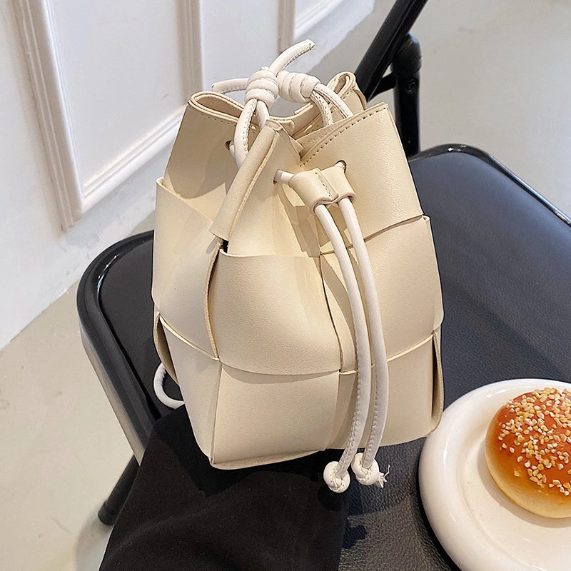 Women's Small All Seasons Pu Leather Streetwear Bucket Bag