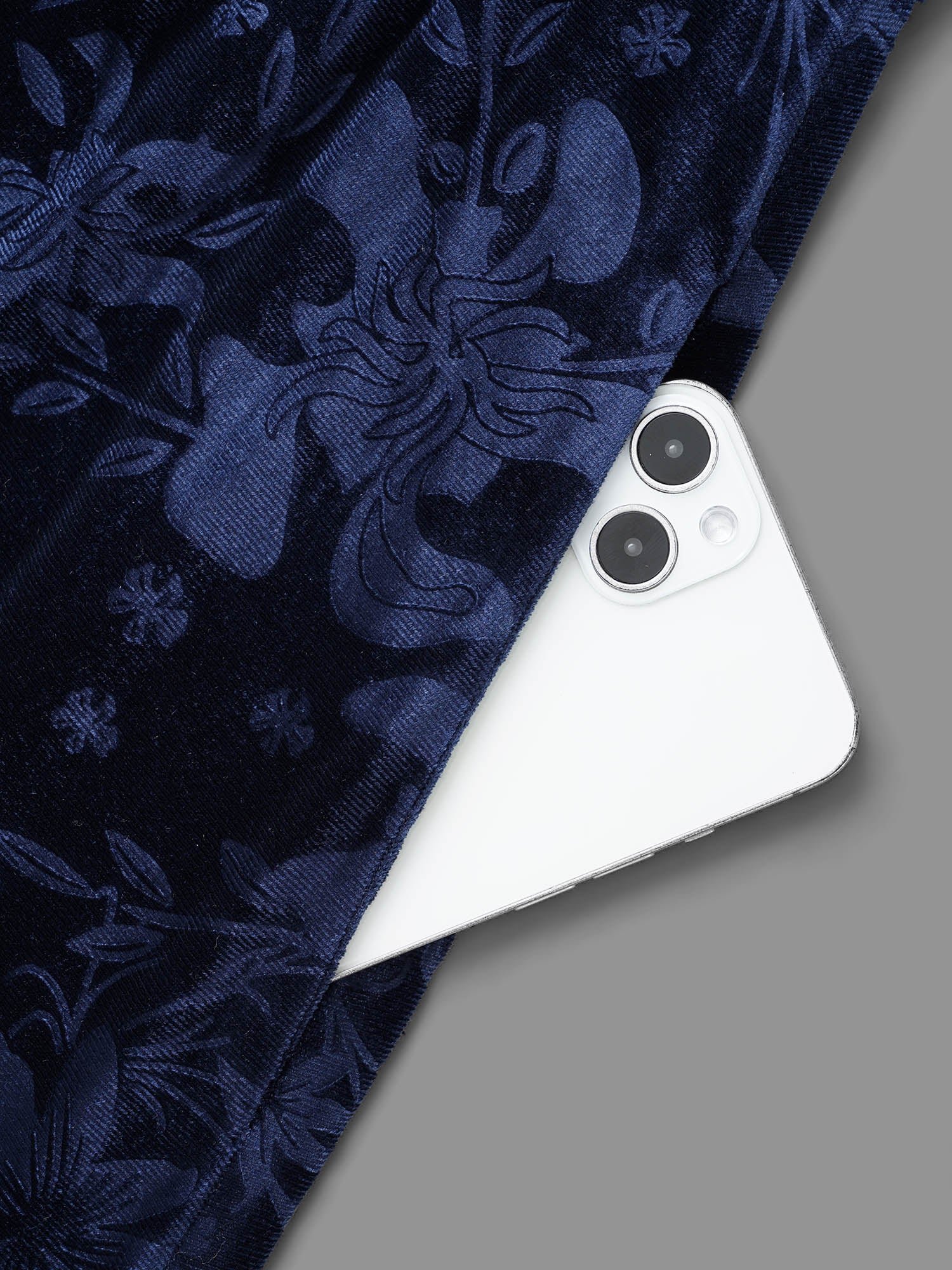 Velvet Button Detail V-Shaped Neck Dress