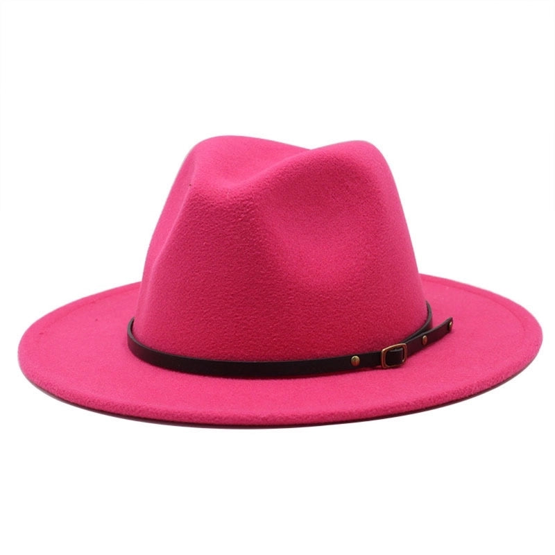 Designed Explosions Jazz Hat Autumn And Winter British Retro Top Hat Women's Fashion Women's Woolen Hat