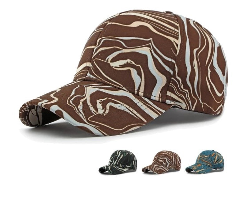 Unisex Hip-hop Basic Retro Graffiti Curved Eaves Baseball Cap