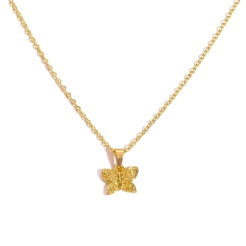 Modern Style Sun Heart Shape Stainless Steel Titanium Steel Plating Inlay Zircon Pendant Necklace
