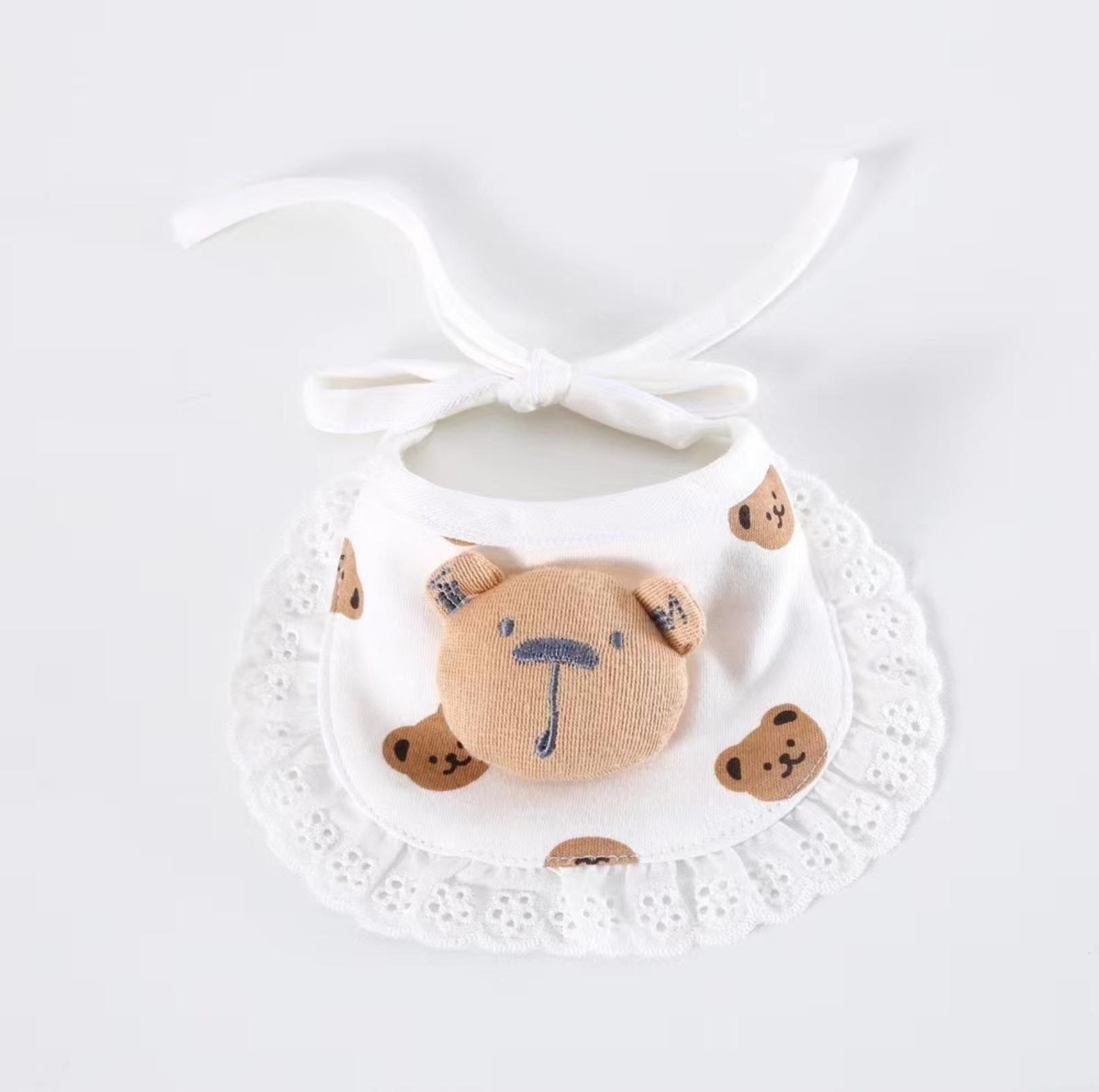Cute Adjustable Cotton Pet Bibs In Multiple Designs