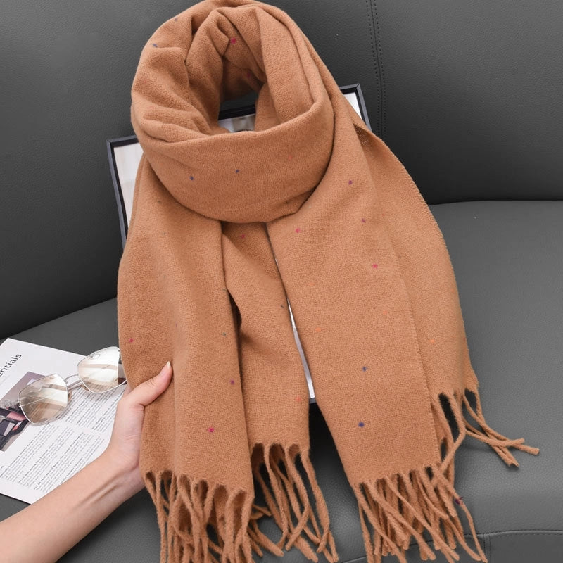 Women's Basic Solid Color Polyester Scarf
